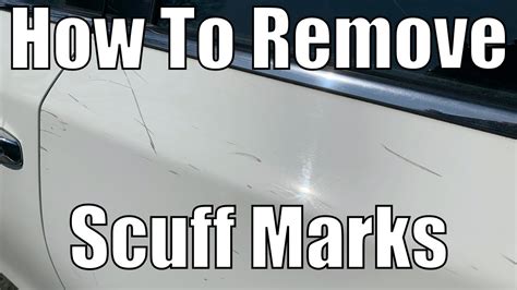 what is a scuff mark|remove scuff marks from exterior.